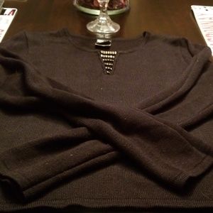 Black bling sweater